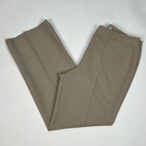 Kasper Pants Beige Straight Leg Trousers Work Wear Business Casual Tan Pant Suit